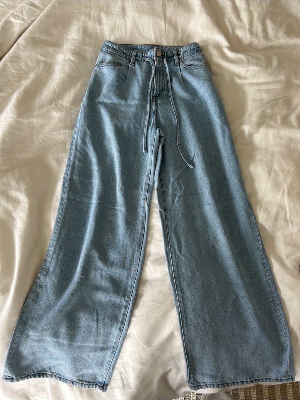 Frame high-waisted wide leg jean